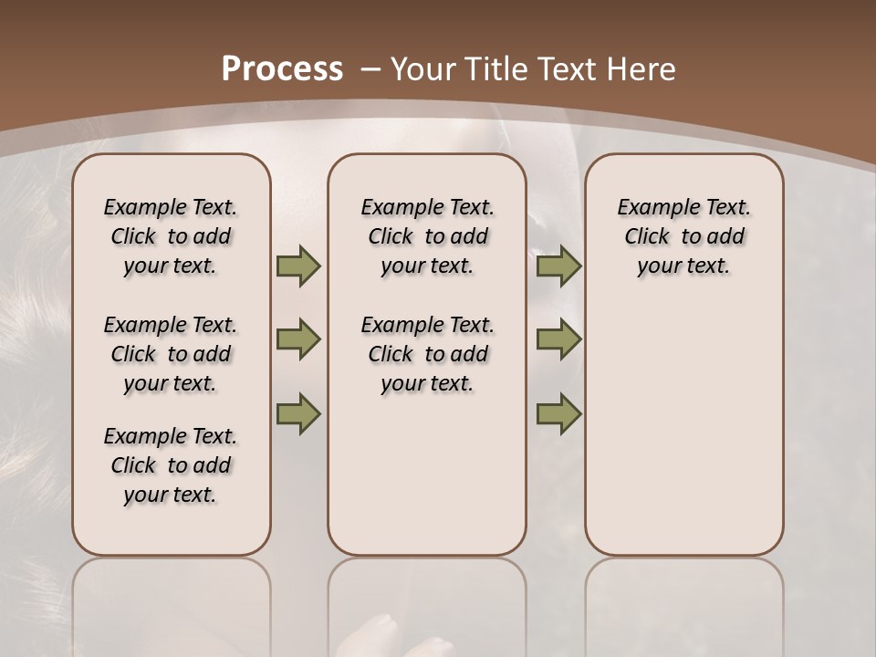 Caucasian Eye Facial PowerPoint Template