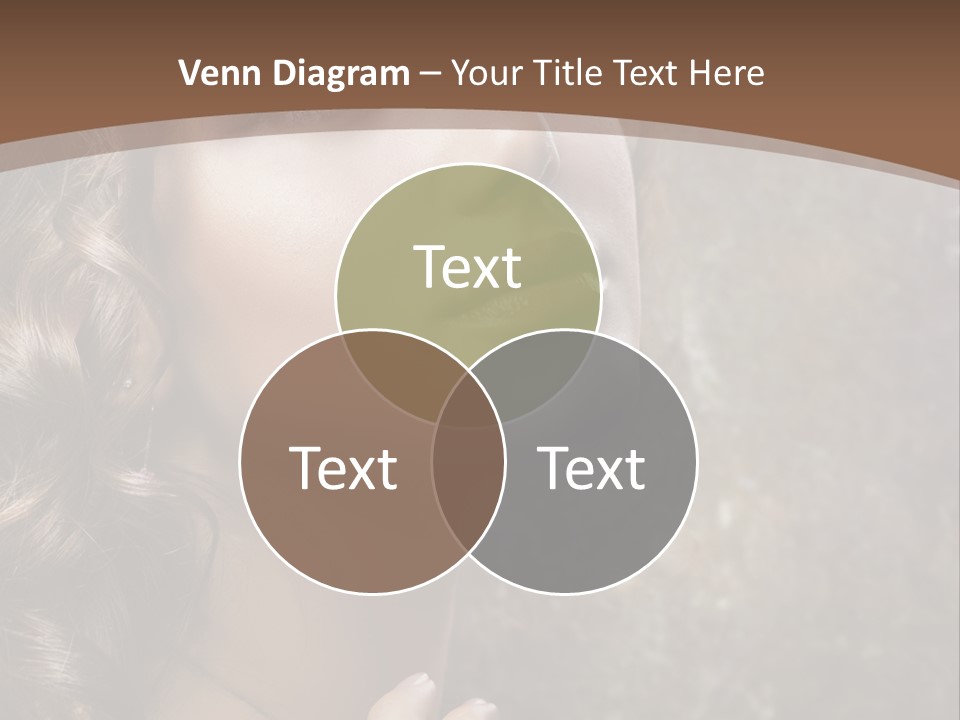 Caucasian Eye Facial PowerPoint Template