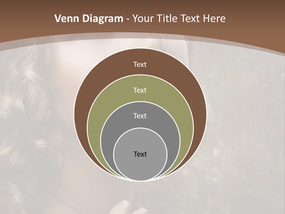 Caucasian Eye Facial PowerPoint Template