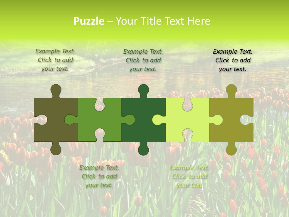 Pink Park Rural PowerPoint Template