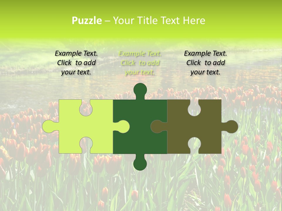 Pink Park Rural PowerPoint Template