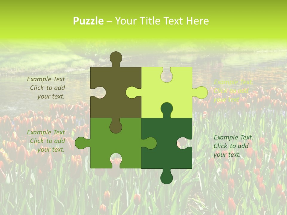 Pink Park Rural PowerPoint Template