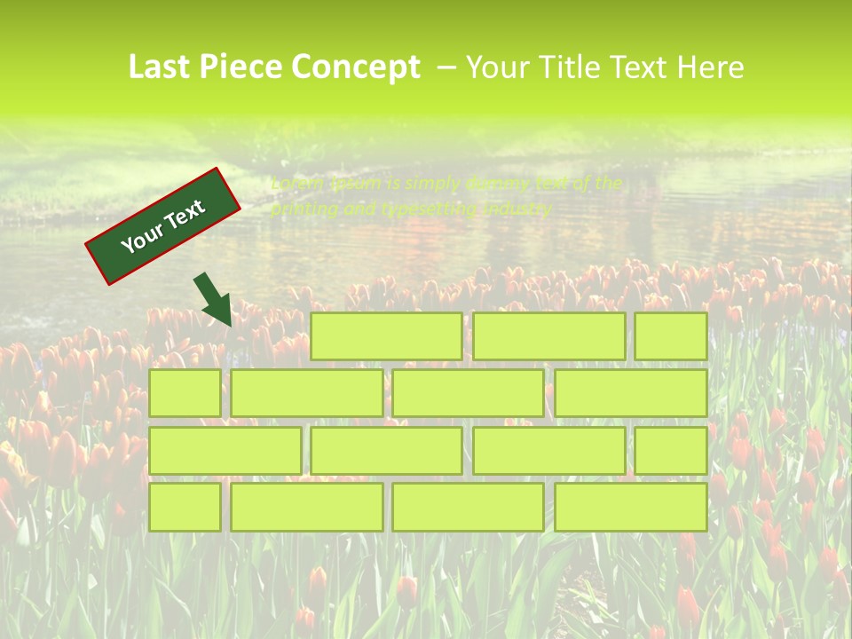 Pink Park Rural PowerPoint Template