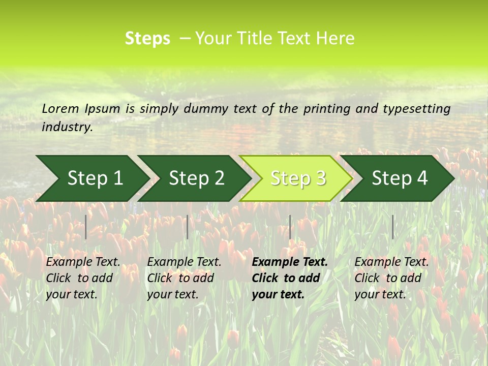 Pink Park Rural PowerPoint Template