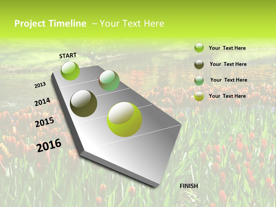 Pink Park Rural PowerPoint Template