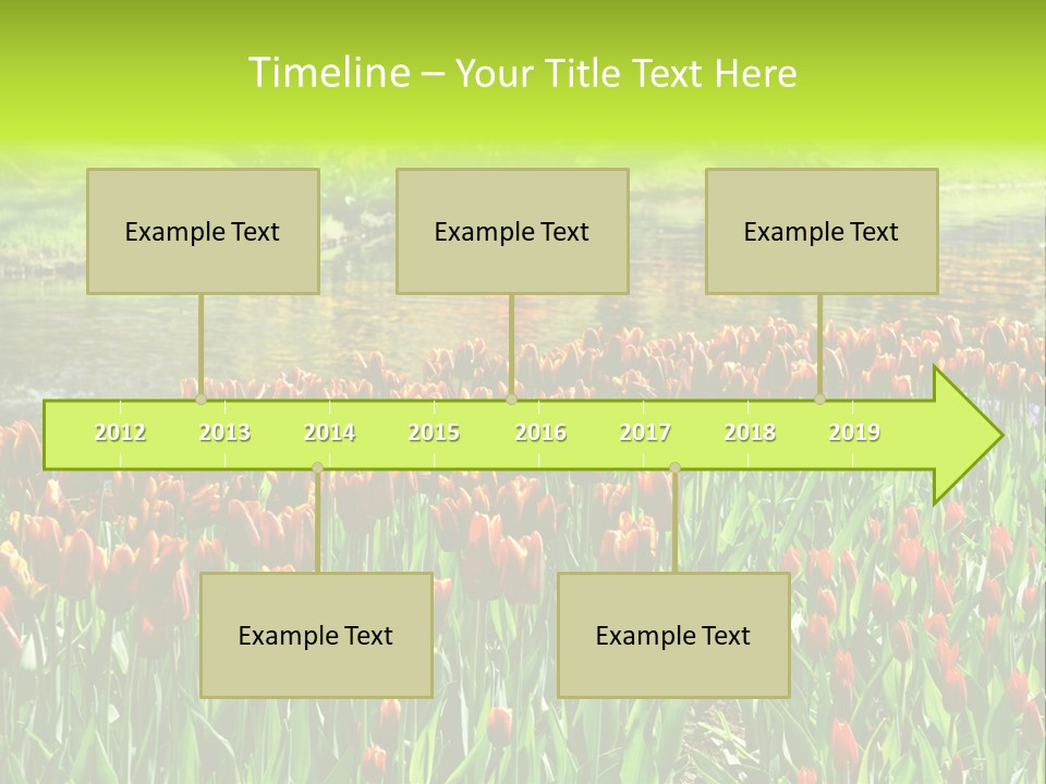 Pink Park Rural PowerPoint Template