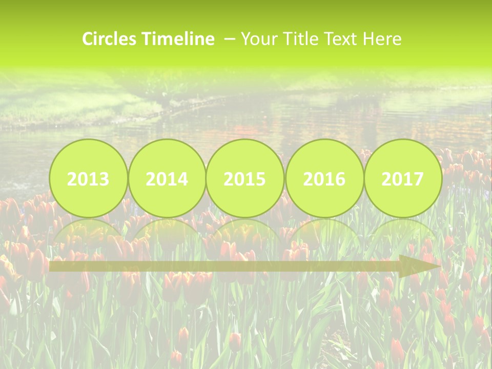 Pink Park Rural PowerPoint Template