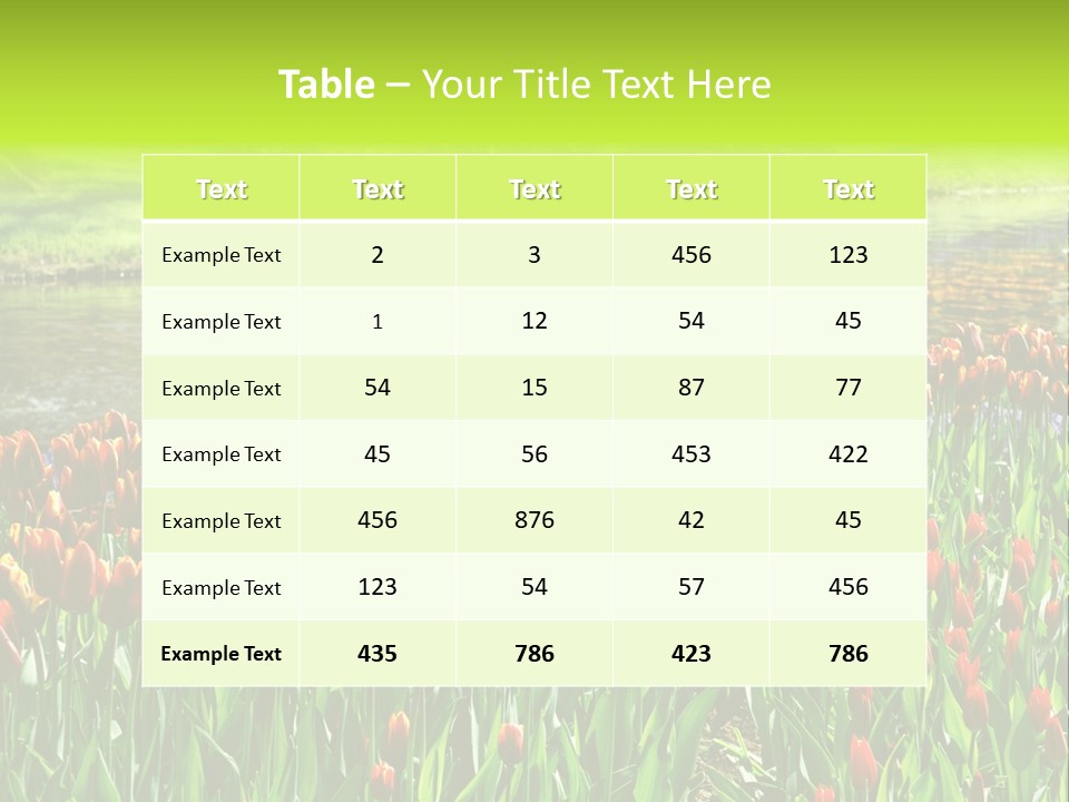 Pink Park Rural PowerPoint Template