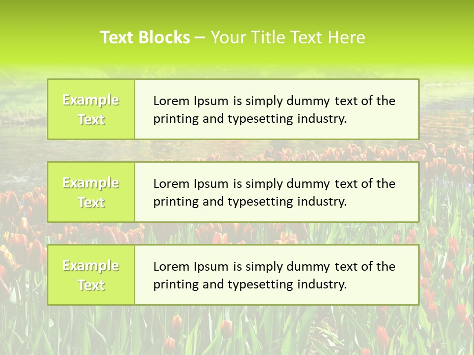 Pink Park Rural PowerPoint Template