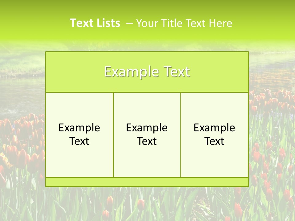 Pink Park Rural PowerPoint Template