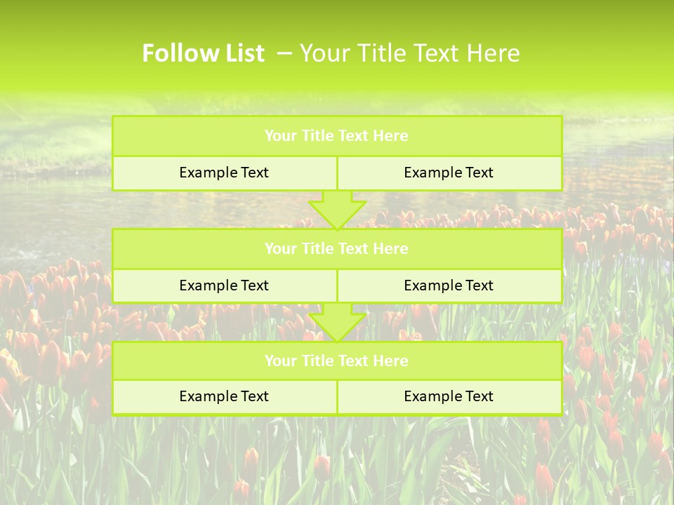 Pink Park Rural PowerPoint Template