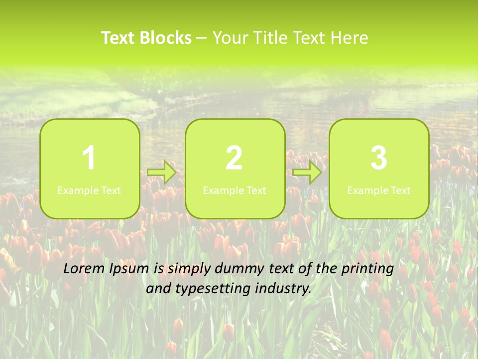 Pink Park Rural PowerPoint Template