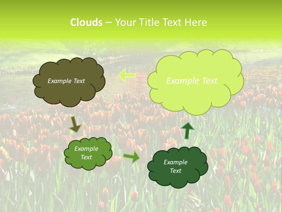 Pink Park Rural PowerPoint Template