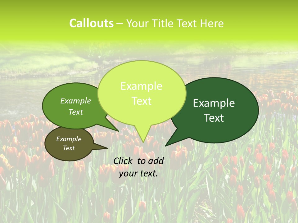 Pink Park Rural PowerPoint Template