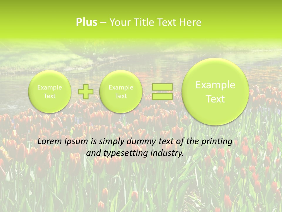 Pink Park Rural PowerPoint Template