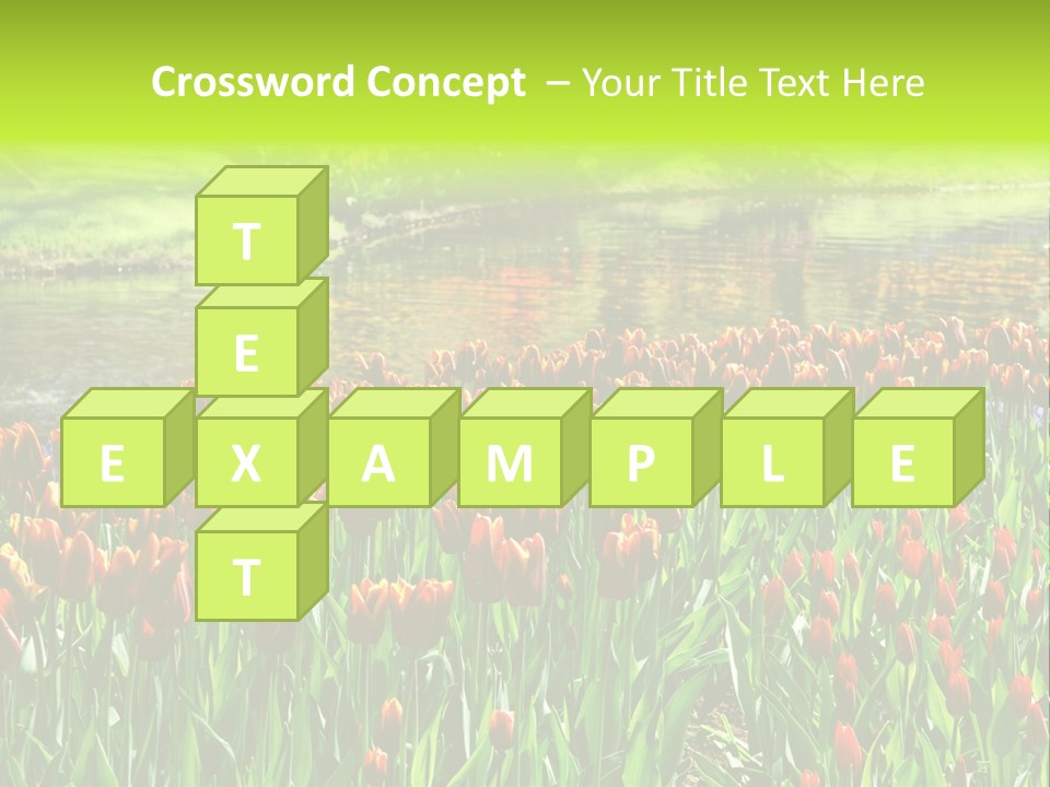 Pink Park Rural PowerPoint Template