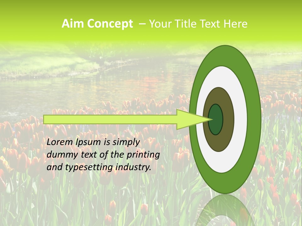 Pink Park Rural PowerPoint Template