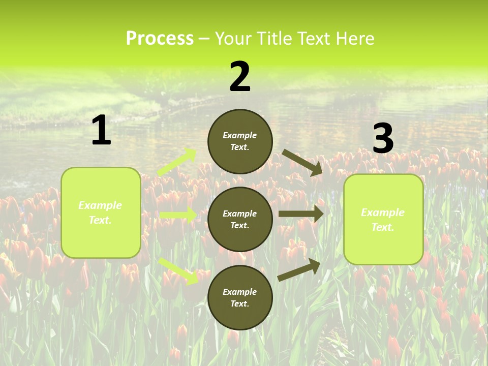 Pink Park Rural PowerPoint Template