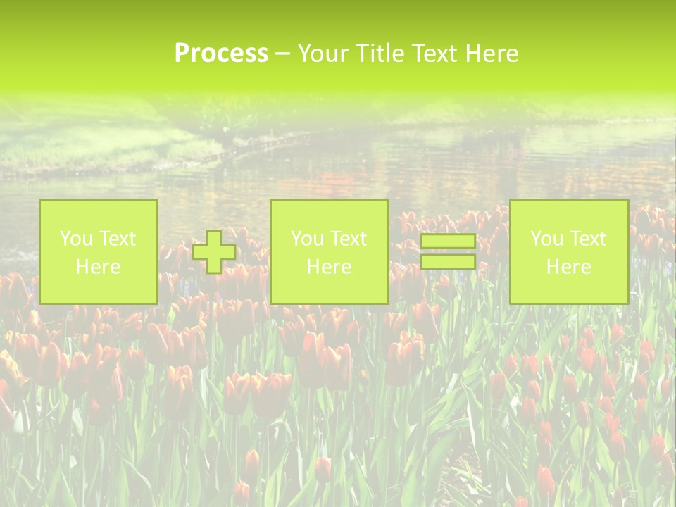 Pink Park Rural PowerPoint Template