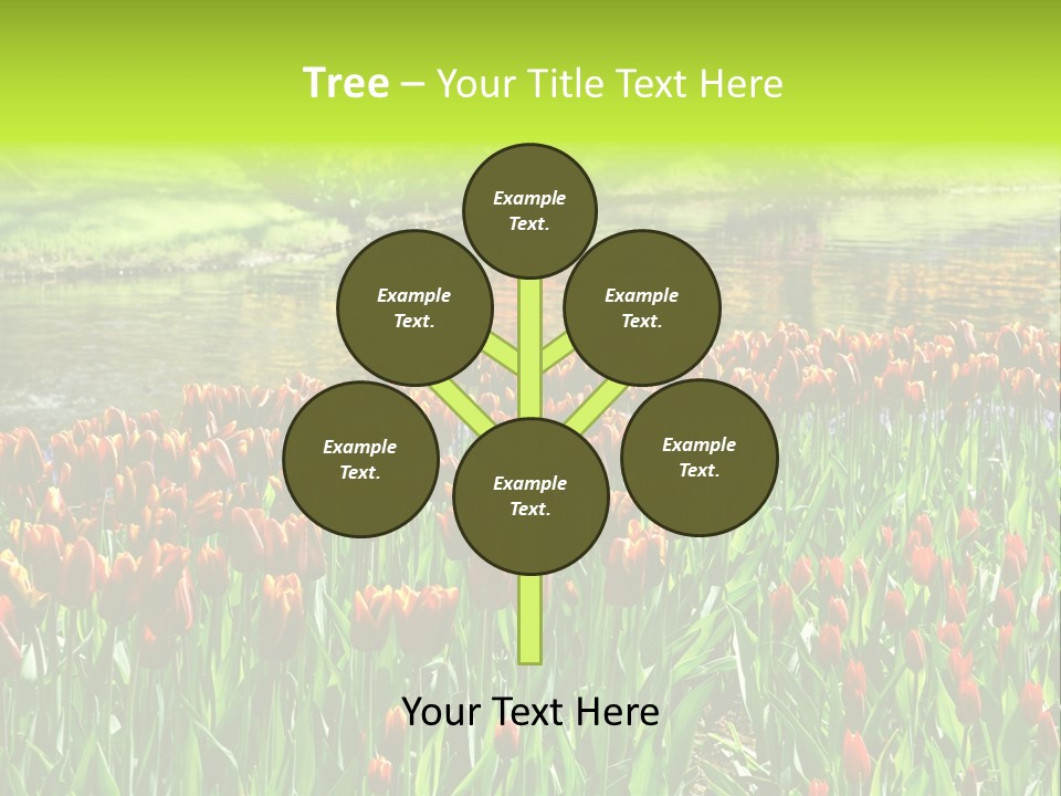 Pink Park Rural PowerPoint Template