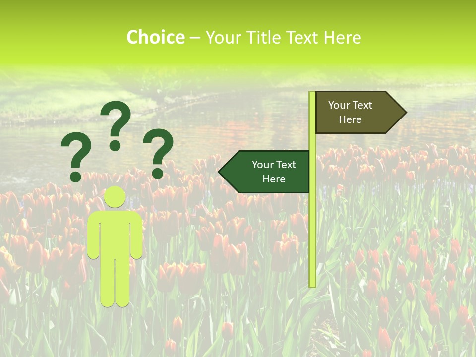 Pink Park Rural PowerPoint Template