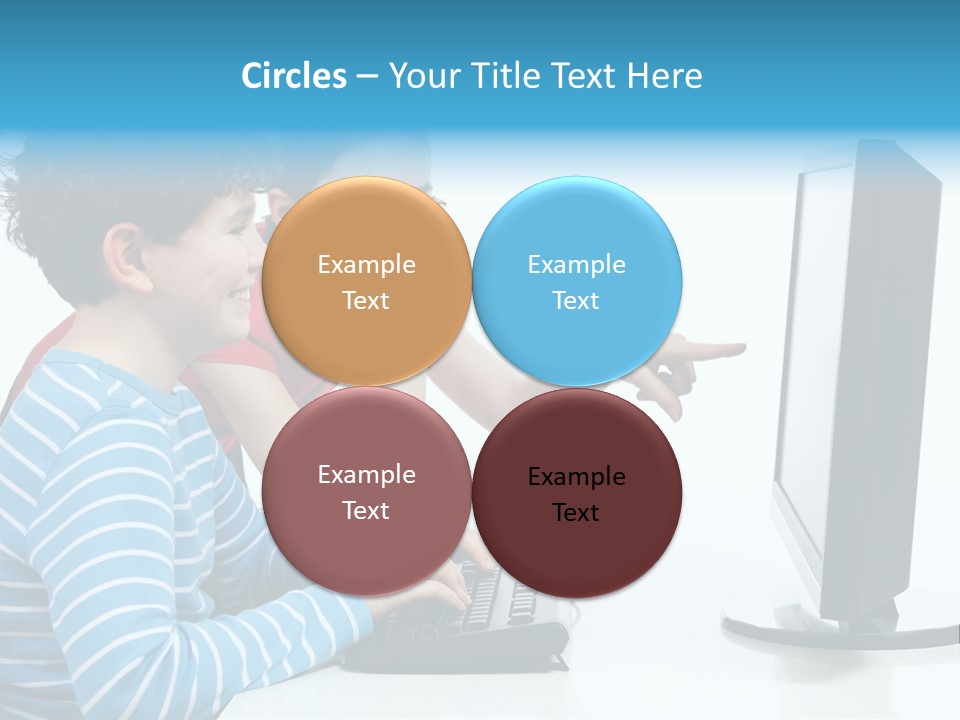 Gesturing Teenager Background PowerPoint Template