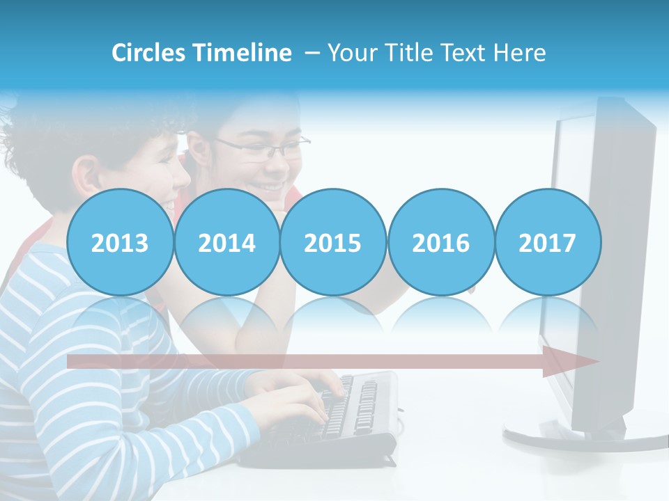 Gesturing Teenager Background PowerPoint Template