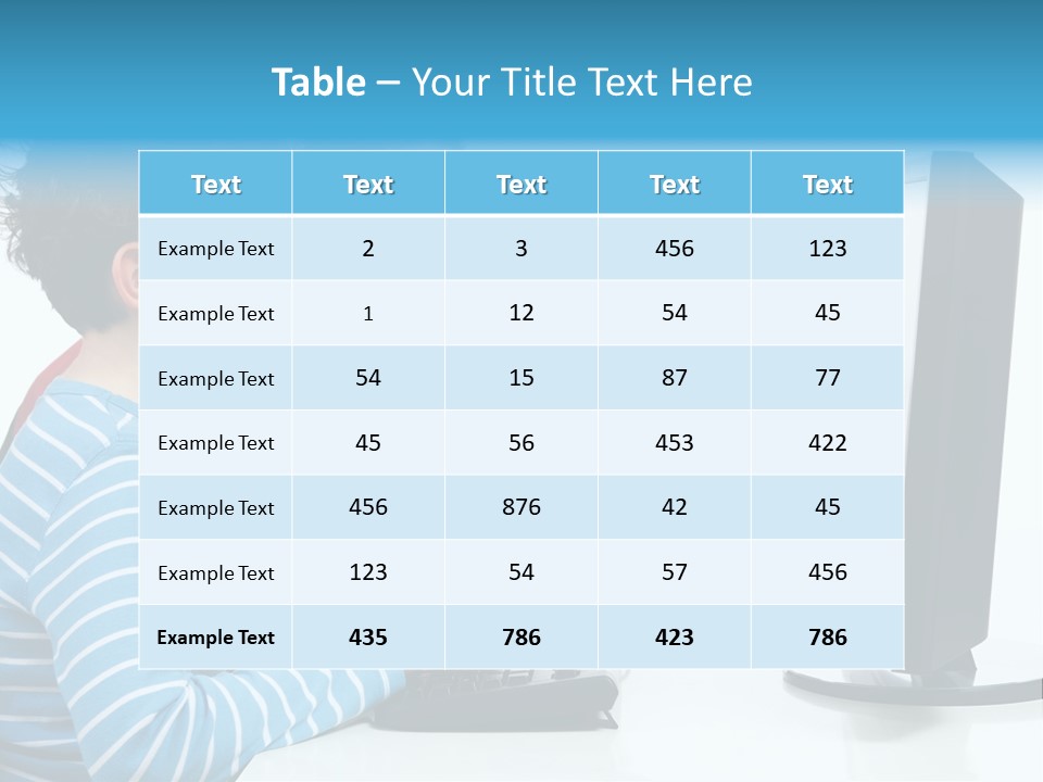 Gesturing Teenager Background PowerPoint Template