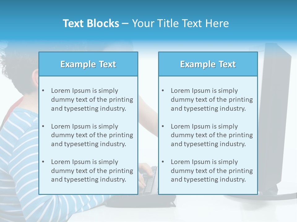 Gesturing Teenager Background PowerPoint Template
