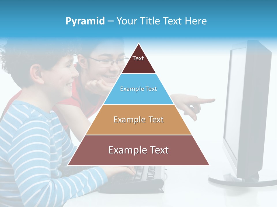 Gesturing Teenager Background PowerPoint Template