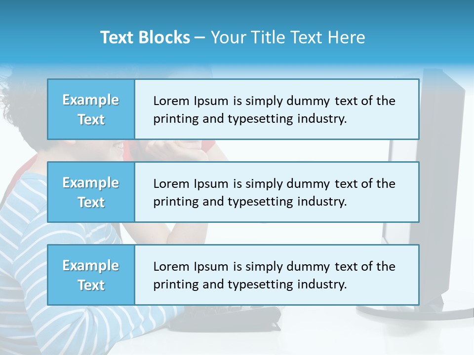 Gesturing Teenager Background PowerPoint Template