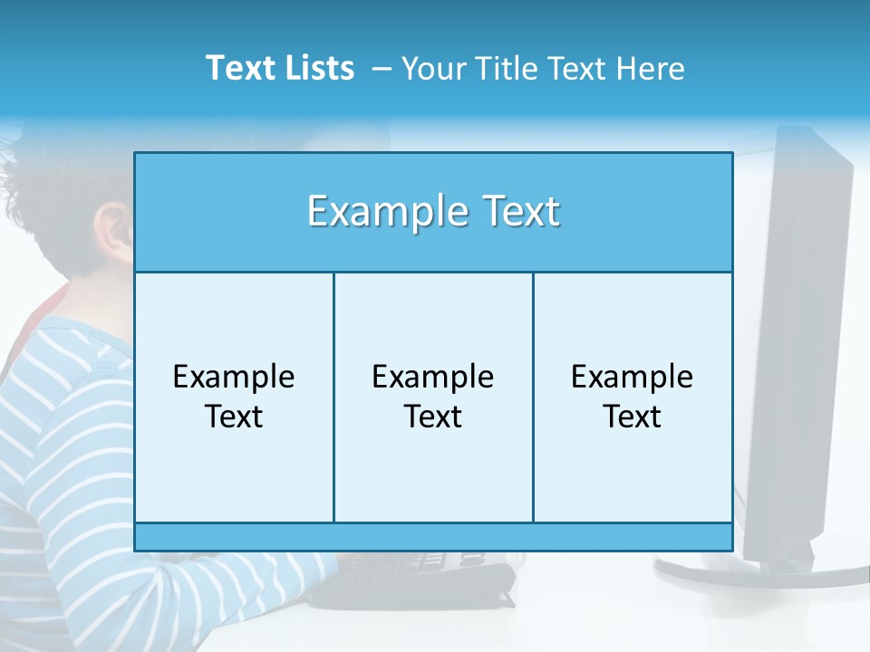 Gesturing Teenager Background PowerPoint Template