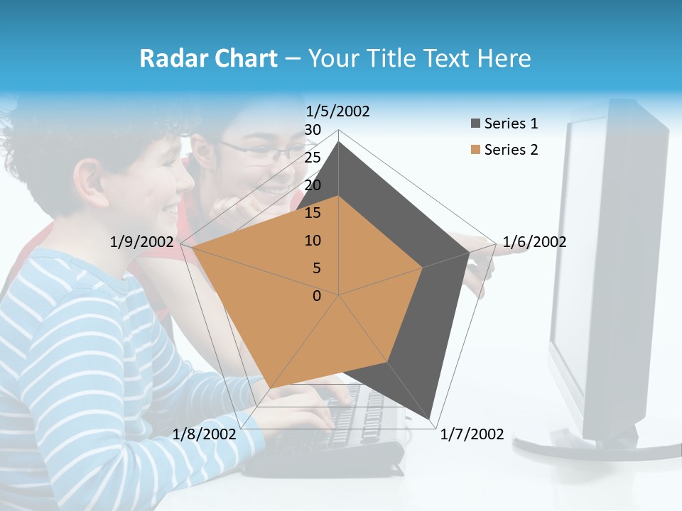 Gesturing Teenager Background PowerPoint Template