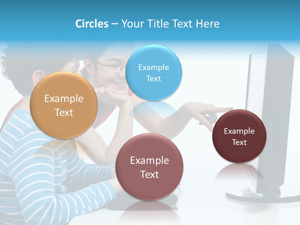 Gesturing Teenager Background PowerPoint Template