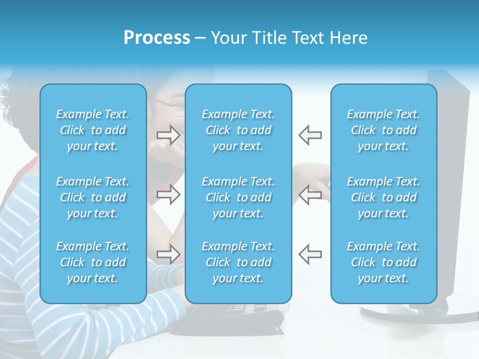 Gesturing Teenager Background PowerPoint Template