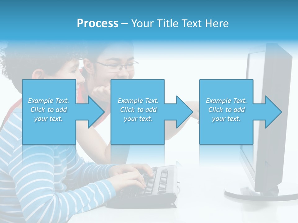 Gesturing Teenager Background PowerPoint Template