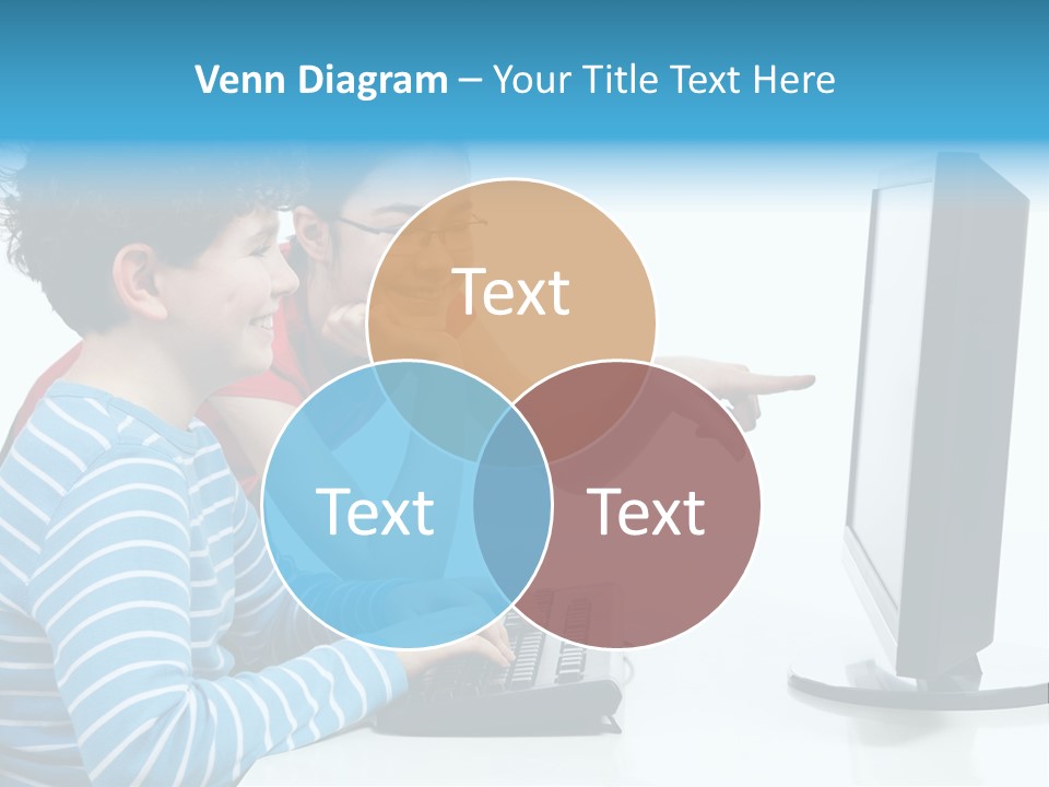Gesturing Teenager Background PowerPoint Template