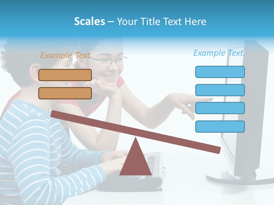 Gesturing Teenager Background PowerPoint Template