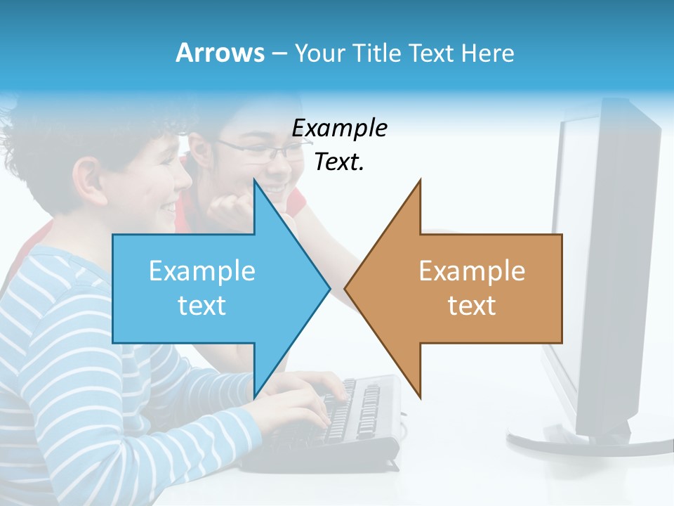 Gesturing Teenager Background PowerPoint Template