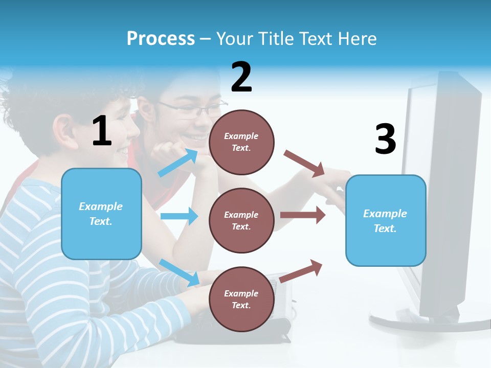 Gesturing Teenager Background PowerPoint Template