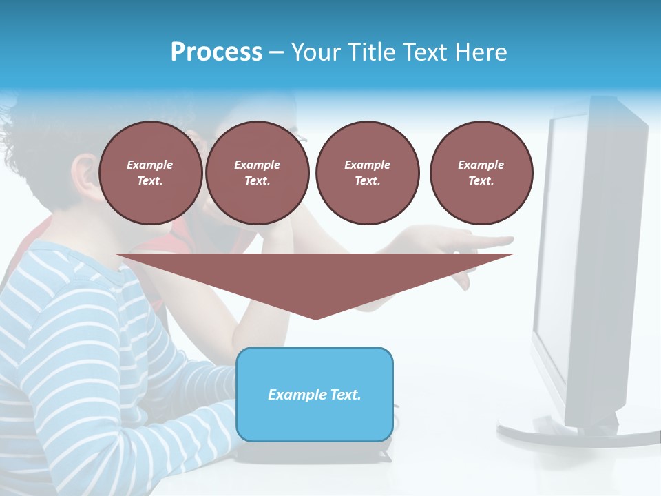 Gesturing Teenager Background PowerPoint Template