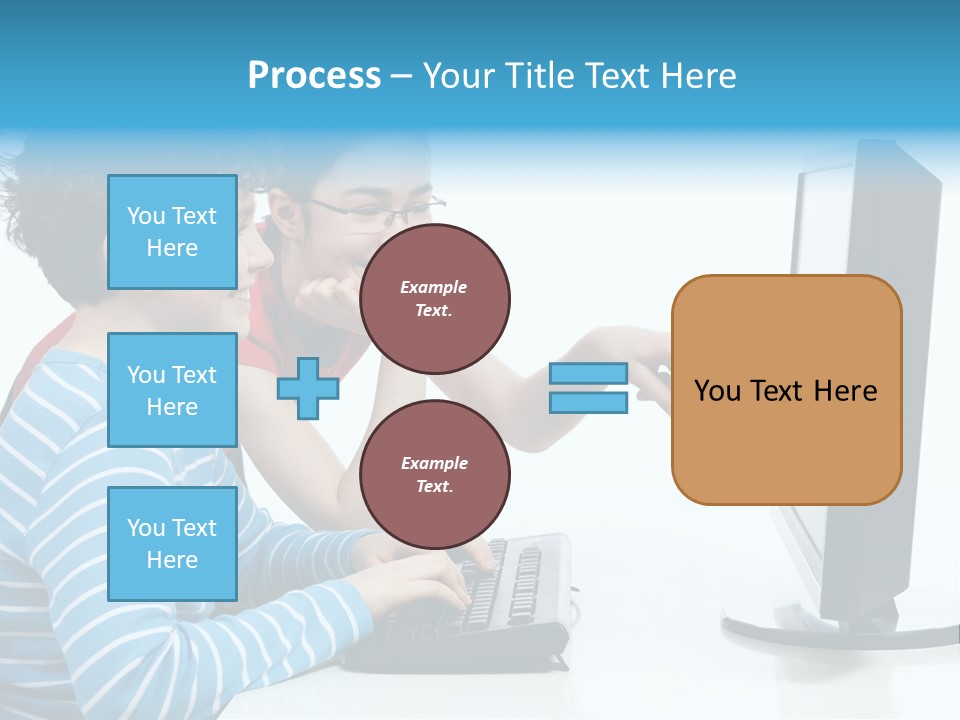 Gesturing Teenager Background PowerPoint Template