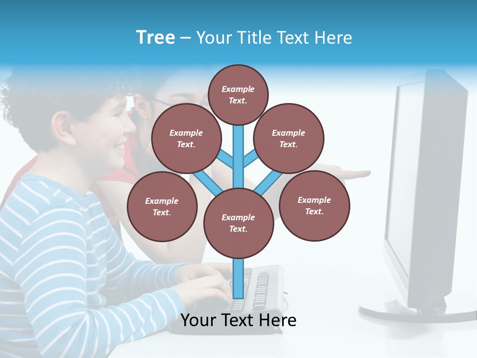 Gesturing Teenager Background PowerPoint Template