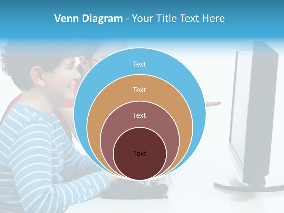 Gesturing Teenager Background PowerPoint Template
