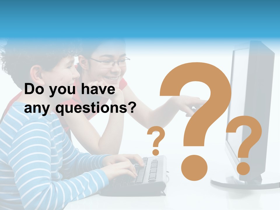 Gesturing Teenager Background PowerPoint Template