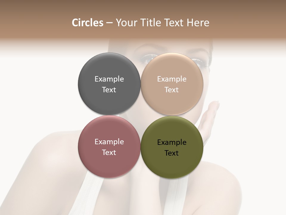 Face Make Up Person PowerPoint Template
