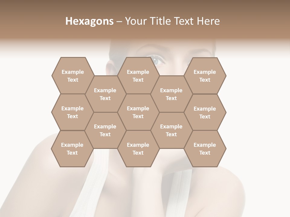 Face Make Up Person PowerPoint Template