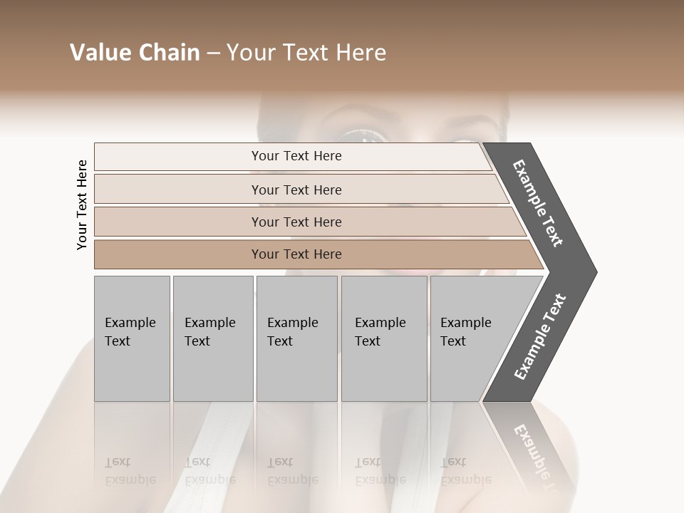 Face Make Up Person PowerPoint Template