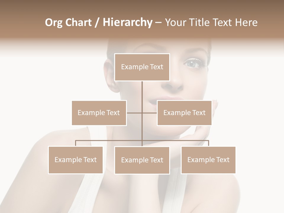 Face Make Up Person PowerPoint Template