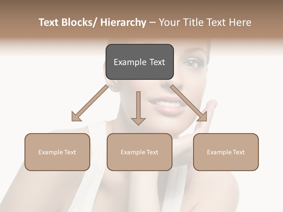 Face Make Up Person PowerPoint Template